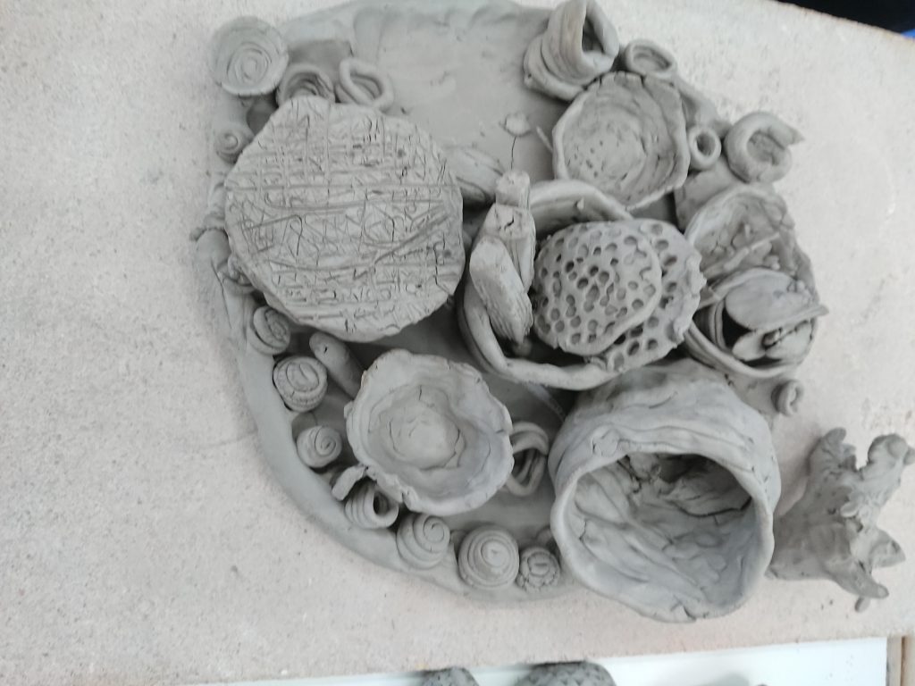 a mixture of children's responses to a creative making session.