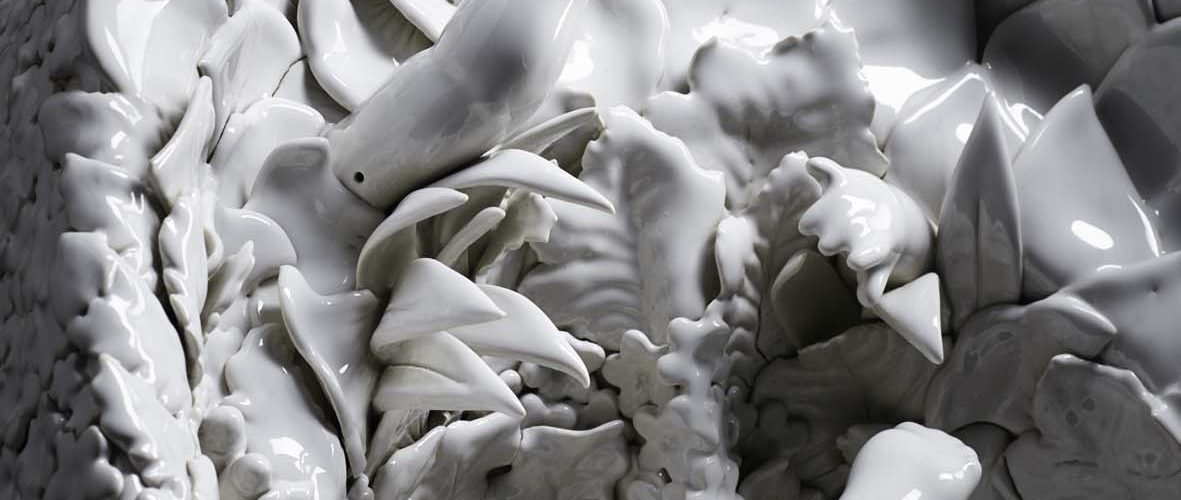 Mademoiselle Rrose Selavy decorated Armitage Shanks Urinal by Adele Howitt